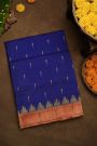 Paithani Silk Navy Blue Saree