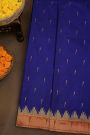 Paithani Silk Navy Blue Saree