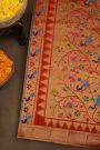 Paithani Silk Navy Blue Saree