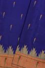 Paithani Silk Navy Blue Saree