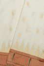 Paithani Silk Off White Saree