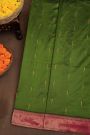 Paithani Silk Bottle Green Saree