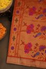 Paithani Silk Royal Blue Saree