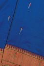 Paithani Silk Royal Blue Saree