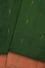 Paithani Silk Bottle Green Saree