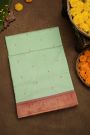 Paithani Silk Pista Green Saree