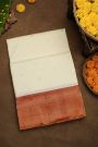 Paithani Silk Off White Saree