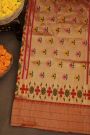 Paithani Silk Navy Blue Saree