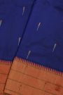 Paithani Silk Navy Blue Saree