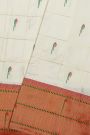 Paithani Silk Off White Saree