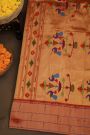 Paithani Silk Peacock Blue Saree