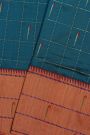 Paithani Silk Peacock Blue Saree