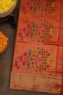 Paithani Silk Off White Saree