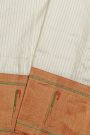 Paithani Silk Off White Saree
