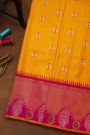 Gadwal Silk Mustard Saree