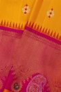 Gadwal Silk Mustard Saree