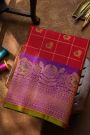 Gadwal Silk Red Saree