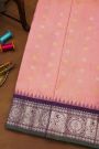 Gadwal Silk Baby Pink Saree