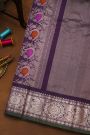 Gadwal Silk Baby Pink Saree