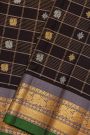 Gadwal Silk Black Saree