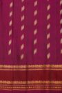 Gadwal Silk Dark Brown Saree