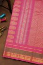 Gadwal Silk Navy Blue Saree