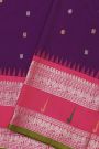 Gadwal Silk Violet Saree