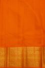 Kancheepuram Silk Orange Saree