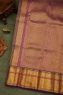 Kanchipuram Silk Purple Saree