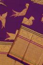 Kanchipuram Silk Purple Saree