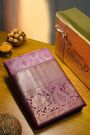Kancheepuram Silk Lavender Saree