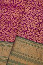 Kancheepuram Silk Magenta Saree
