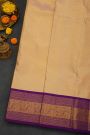 Kancheepuram Silk Cream Saree