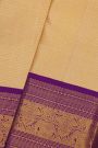 Kancheepuram Silk Cream Saree