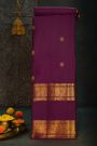 Kancheepuram Silk Wine Saree