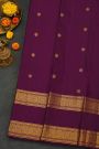 Kancheepuram Silk Wine Saree