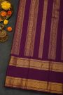 Kancheepuram Silk Wine Saree