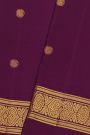 Kancheepuram Silk Wine Saree