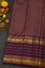 Kancheepuram Silk Wine Saree