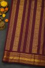 Kancheepuram Silk Wine Saree