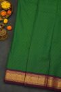 Kancheepuram Silk Bottle Green Saree