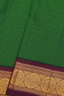 Kancheepuram Silk Bottle Green Saree