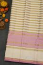 Kancheepuram Silk Off White Saree