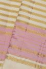 Kancheepuram Silk Off White Saree
