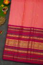 Kanchipuram Silk Pink Saree