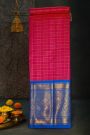 Kancheepuram Silk Magenta Saree