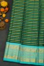 Kancheepuram Silk Bottle Green Saree