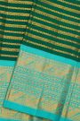 Kancheepuram Silk Bottle Green Saree