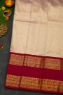 Kanchipuram Silk Cream Saree