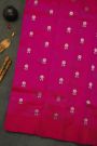 Chanderi Silk Rani Pink Saree